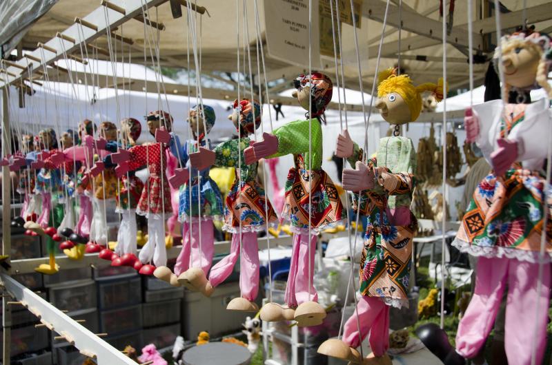 A variety of handcrafted products were for sale, from marionettes to hand soaps. BY GEORGIA SPARLING